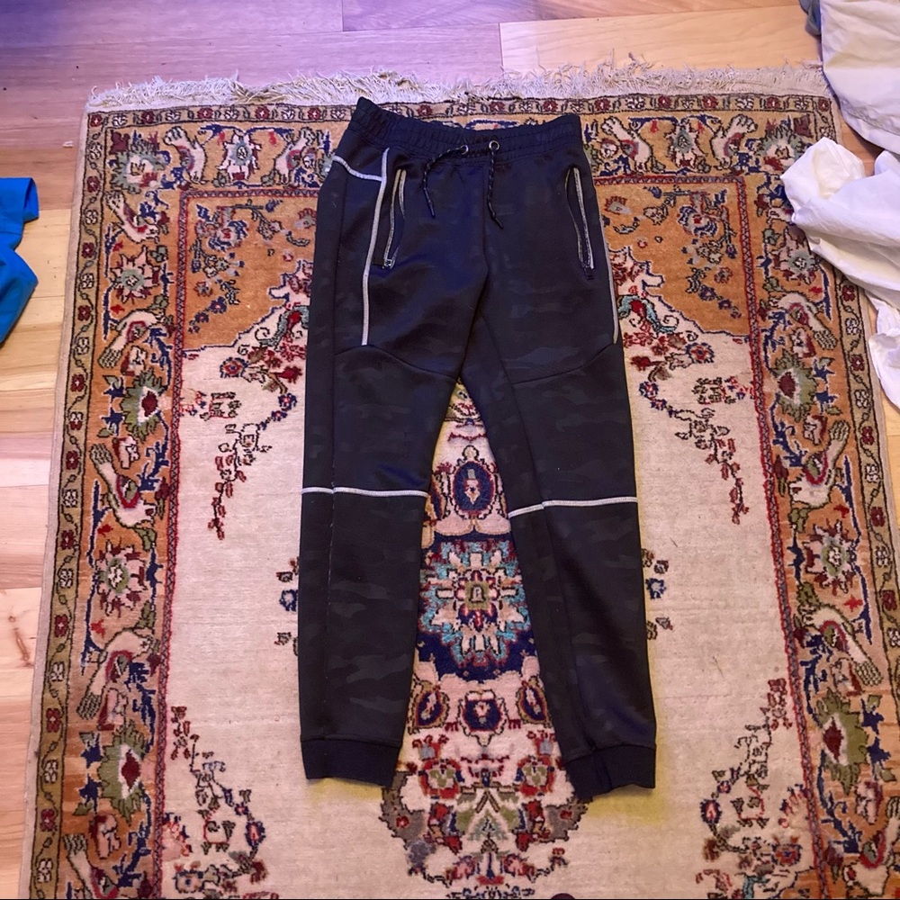 black joggers